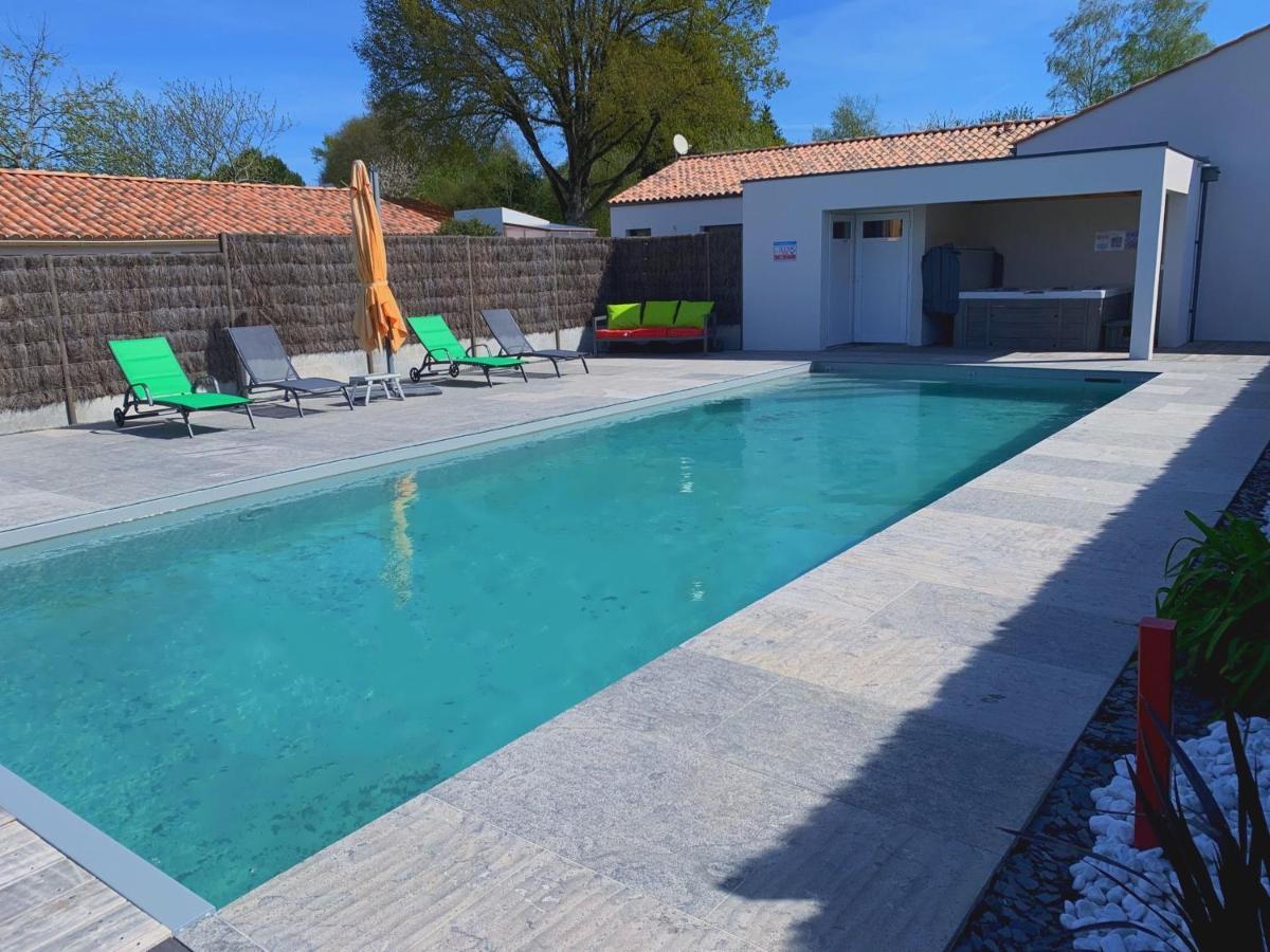 Maison Renovee Avec Jardin, Piscine Chauffee Et Spa, Proche Plages Vendeennes, Ideal Pour Familles - Fr-1-426-481 La Garnache エクステリア 写真